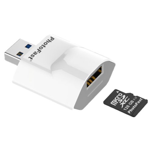 Photofast Android és iOS microSD extensibil Photocube smart salvare date, Alb