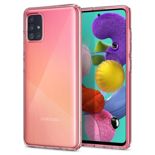 Samsung Galaxy A51 Spigen liquid crystal premium husă spate, (Transparent) - ACS00564