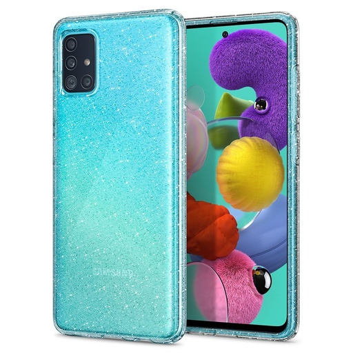 Samsung Galaxy A51 Spigen liquid crystal premium husă spate, (Transparent) - ACS00932