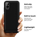 Samsung Galaxy A31 carbon protect hátlap tok, (Fekete)