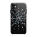 Samsung Galaxy A71 Winter szilikon hátlap tok (Snowflake (Átlátszó)