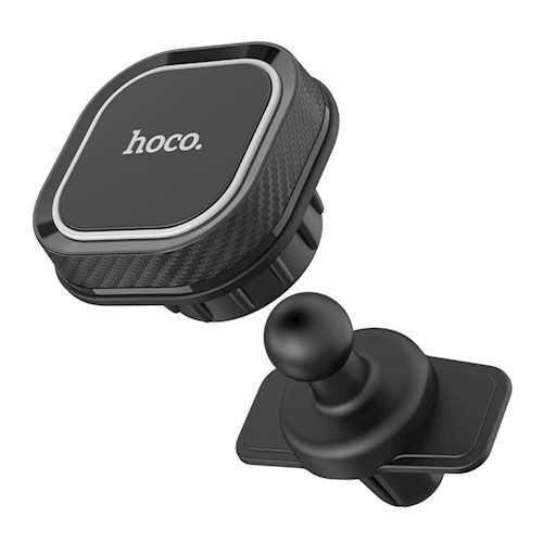 Hoco CA52 suport auto (pentru grilă ventilație), magnetic, negru/ gri
