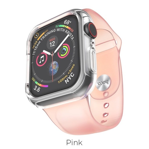 Hoco Apple Watch Series1/2/3/4/5(42/44mm) WB09 Ice crystal TPU curea, Roz