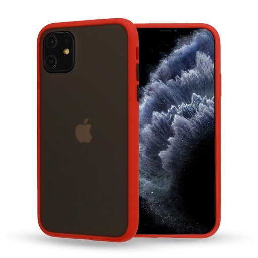 Apple iPhone 11 Vennus color button husă spate (Roșu)
