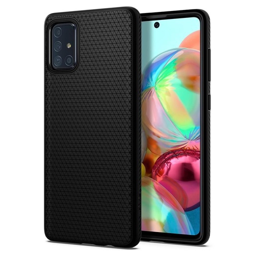 Samsung Galaxy A51 Spigen liquid air premium husă spate, (Negru)