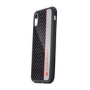 Apple iPhone X/ XS AUDI carbon fibre prémium hátlap tok, (Szürke) - AUS-TPUPCIPXS-R8/D1-GY