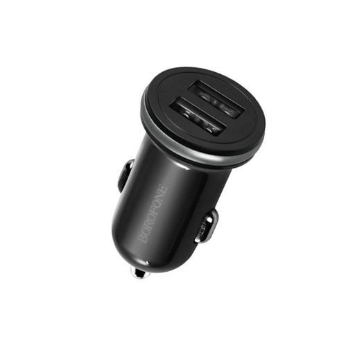 Borofone BZ5 auto încărcător (2xUSB port), 5V 2,1A, negru