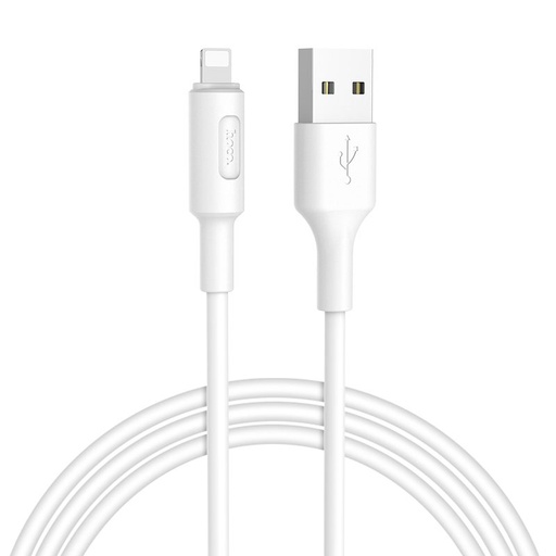 Hoco X25 lightning cablu, 2A, 1m, alb