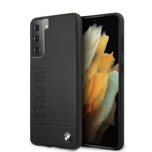 Samsung Galaxy S21 BMW faceplate premium husă spate, negru - BMHCS21SSLLBK