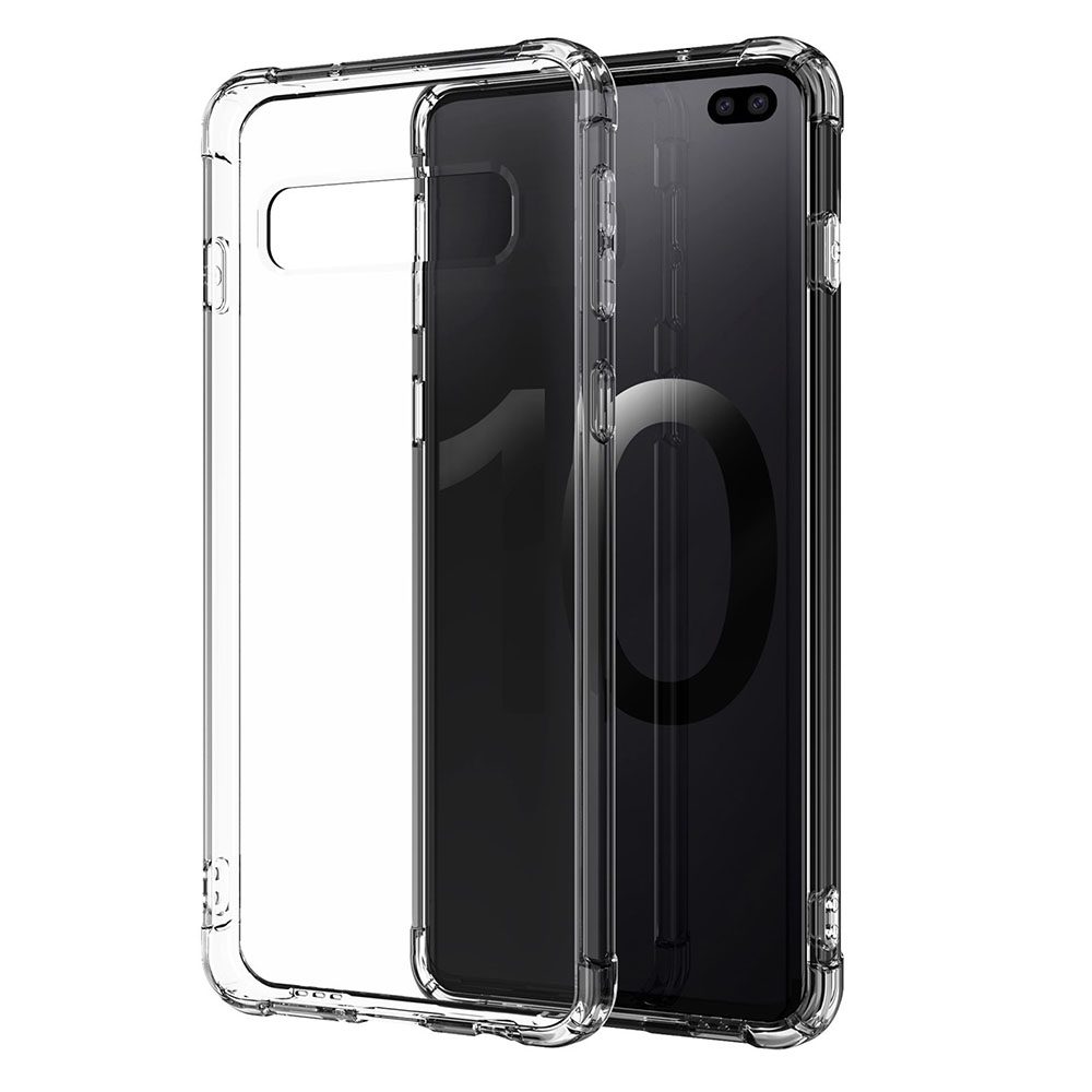 Samsung Galaxy A12 anti shock 1,5 mm ütésálló hátlap tok, (Átlátszó)