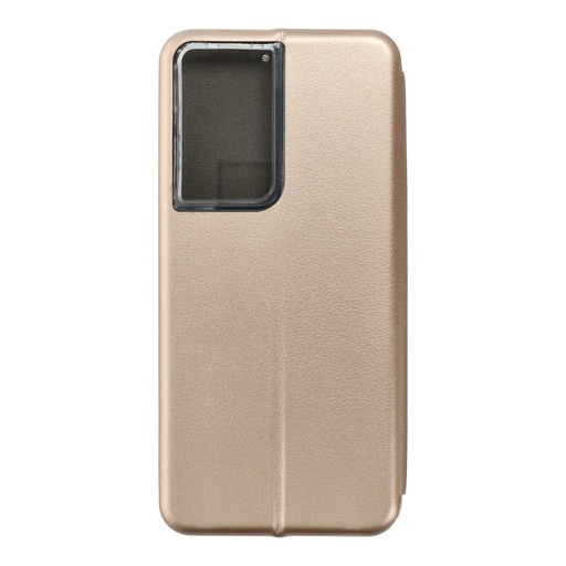 Samsung Galaxy S21 Ultra Forcell Elegance husă tip carte, (Auriu)