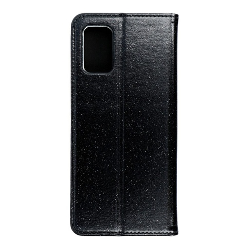 Samsung Galaxy A02s Forcell Shining husă tip carte, (Negru)