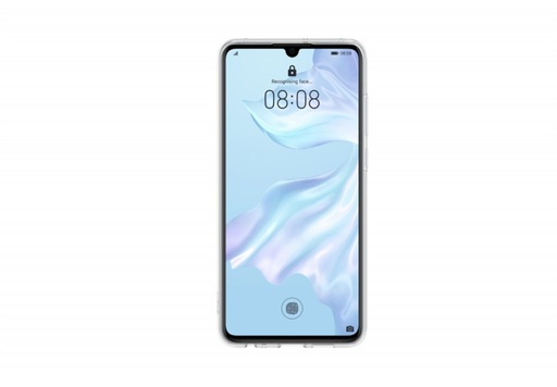 Huawei P30 protective silicone original husă spate (Transparent)