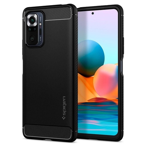 Xiaomi Redmi Note 10 Pro/Redmi Note 10 Pro Max Spigen Rugged armor anti-șoc husă, (Negru)