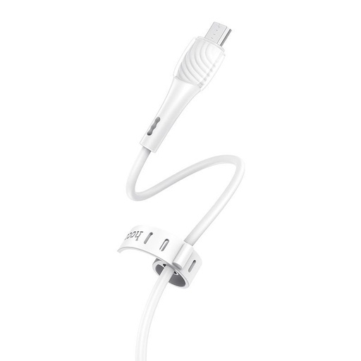 Hoco X49 microUSB cablu, 2.4A, 1M, alb