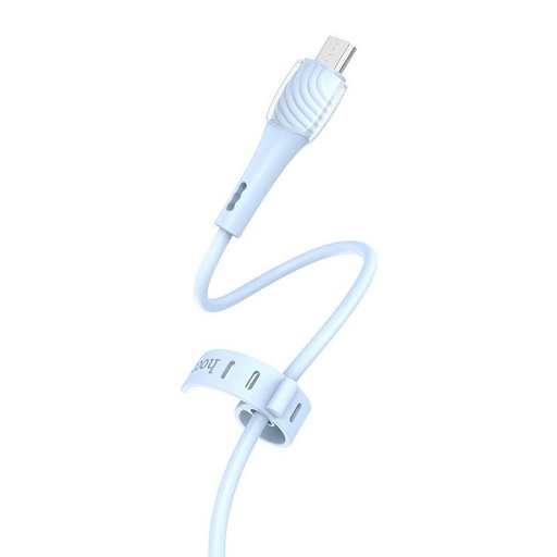 Hoco X49 microUSB cablu, 2.4A, 1M, albastru