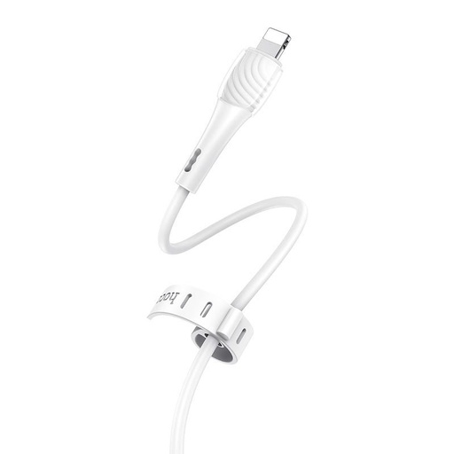 Hoco X49 lightning cablu, 2.4A, 1M, alb
