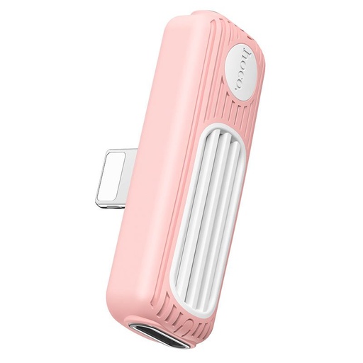 Hoco LS29 lightning distribuitor (lightning audio+lightning încărcător port), 2A, pink
