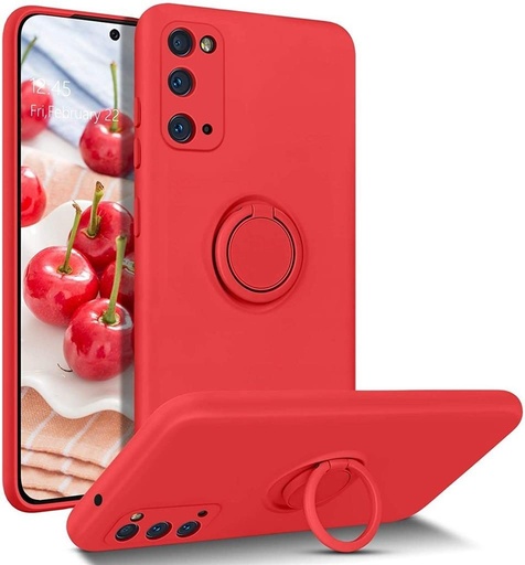 Apple iPhone 13 Pro Max finger grip magnetic husă spate (Roșu)