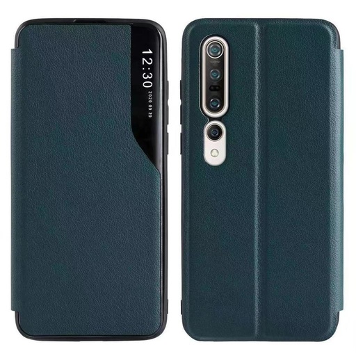 Xiaomi Redmi Note 10 4G / Redmi Note 10S Smart view TPU husă tip carte (Verde)