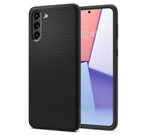 Samsung Galaxy S21 Plus Spigen liquid crystal premium husă spate (Negru)