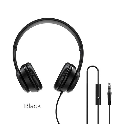 Borofone BO5 headset (jack 3,5mm), negru