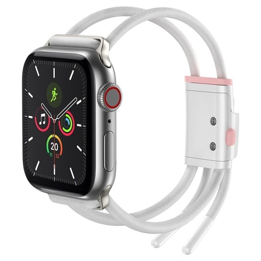 Apple Watch 6 44mm Baseus curea sport, alb - roz - LBAPWA4-B24