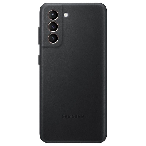Samsung Galaxy S21+ Leather husă (Negru)