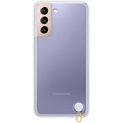 Samsung Galaxy S21 Rigid transparent husă (Alb)