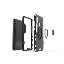 Samsung Galaxy A02s Defender armor ütésálló hátlap tok (Fekete)