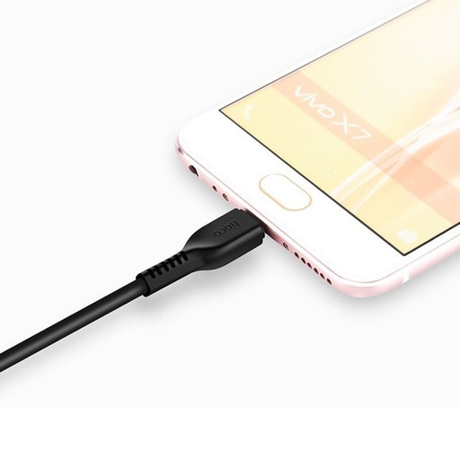 Hoco X20 microUSB cablu, 2A, 1m, negru