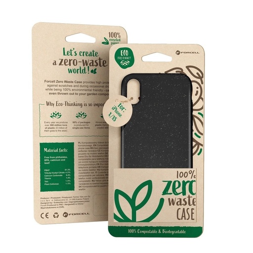 Apple iPhone 12 Pro Max Forcell BIO ecologic husă spate, (Negru)