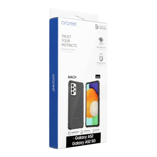 Samsung Galaxy A52 / A52 5G / A52s 5G ARAREE Machszilikon husă spate (Negru)