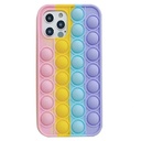 Samsung Galaxy A52 4G/A52 5G/A52s 5G push bubble hátlap tok (pink-sárga-kék-lila)