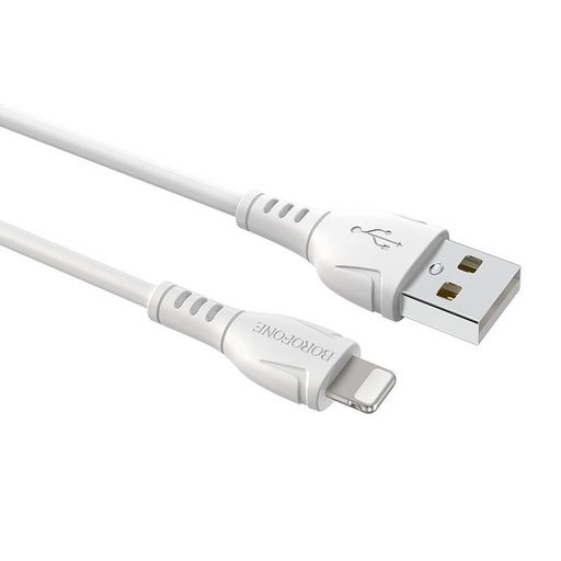 Borofone BX51 lightning cablu, 1M, 3A, alb