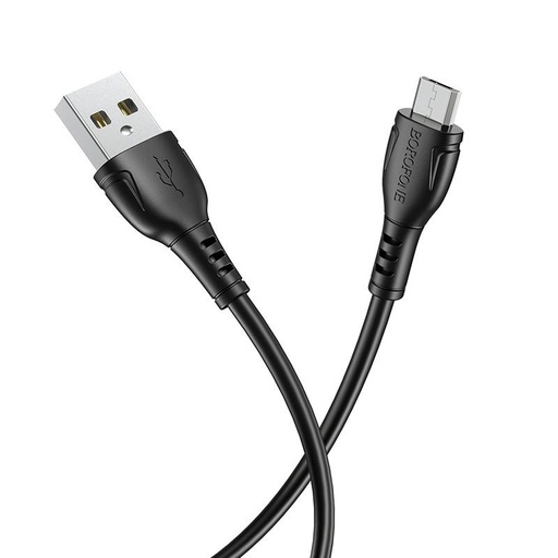 Borofone BX51 microUSB cablu, 1M, 3A, negru