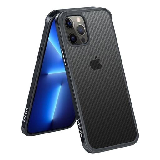 Apple iPhone 11 Pro Sulada carbon fiber husă spate, (Negru)