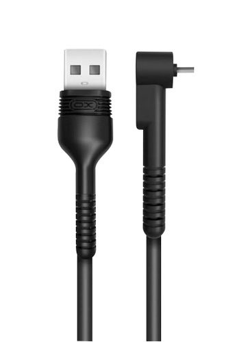 XO NB100 USB-C cablu de date (Negru)