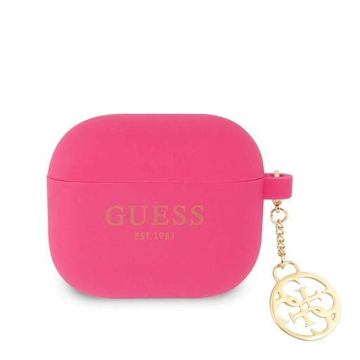 AirPods 3 Guess 4G Charms husă (Roz) - GUA3LSC4EF