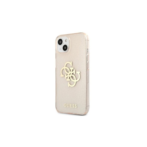 Apple iPhone 13 mini Guess TPU Big 4G Full Glitter husă (Auriu) – GUHCP13SPCUGL4GGO