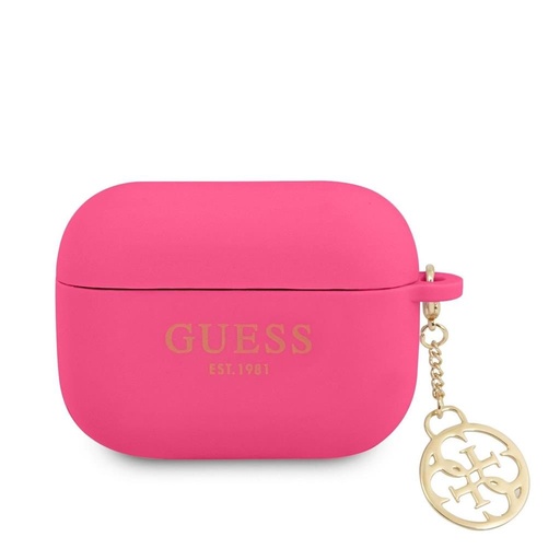 AirPods Pro Guess 4G Charms husă (Roz) - GUAPLSC4EF