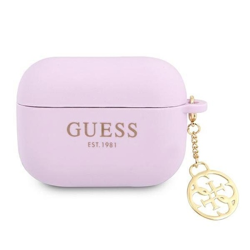 AirPods 3 Guess 4G Charms husă (Mov) - GUA3LSC4EU