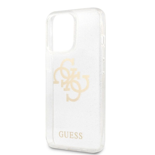 Apple iPhone 13 Pro Guess TPU Big 4G Full Glitter husă (Transparent) – GUHCP13LPCUGL4GTR
