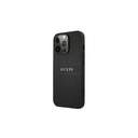 Apple iPhone 13 mini Guess PU Leather Saffiano tok (Fekete) - GUHCP13SPSASBBK