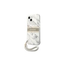 Apple iPhone 13 mini Guess TPU Marble Stripe tok (Szürke) – GUHCP13SKMABGR