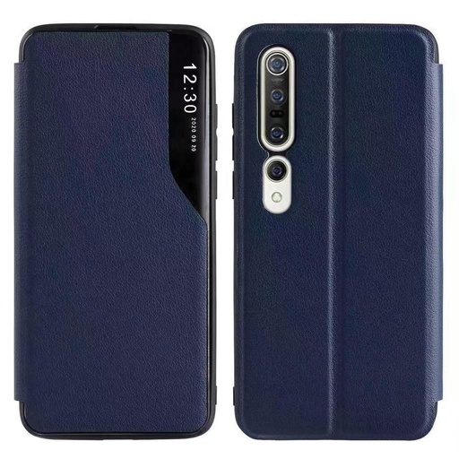 Samsung Galaxy A22 5G Smart view TPU husă tip carte (Albastru)