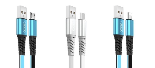XO NB154 micro USB cablu de date (Albastru) – 1 m, 2A