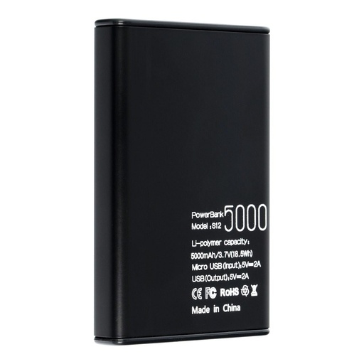 Pureidea S12 power bank, 5000 mAh, negru