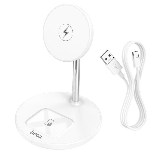 Hoco S23 fără fir încărcător, 5W/7.5W/10W/15W magnetic fără fir încărcător suport, gyors fără fir stație de încărcare Qi-komp