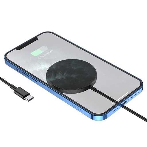 Hoco CW34 fără fir încărcător, magnetic fără fir încărcător, 2,5W / 5W / 7,5W / 10W / 15W kimenettel, pentru telefon és pentru ceas inteligent